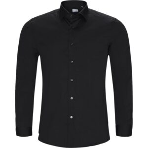 Xacus Slim fit 16125.301  Skjorter Sort