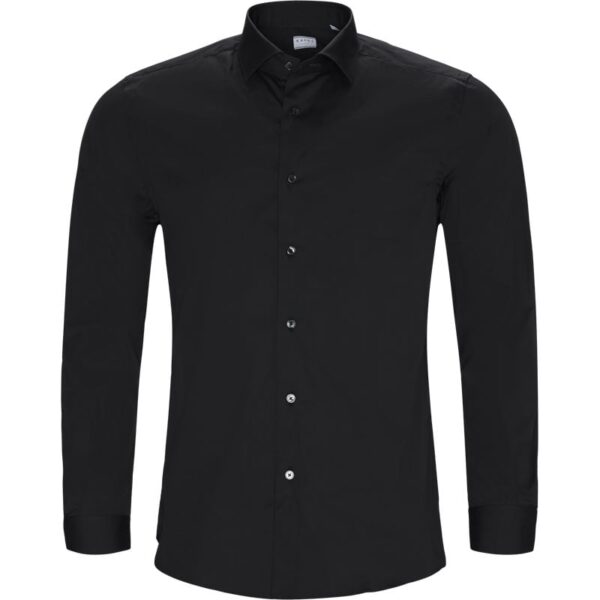 Xacus Slim fit 16125.301  Skjorter Sort