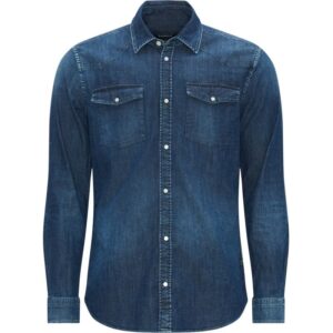 Dondup Slim fit UC300S GM9 Skjorter Denim