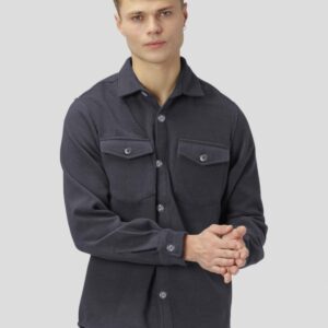 Marcus - Overskjorte i navy - Herre - 2XL