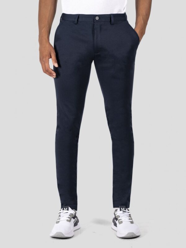 Performance pants i navy - Herre - 26/30 - Stretch bukser